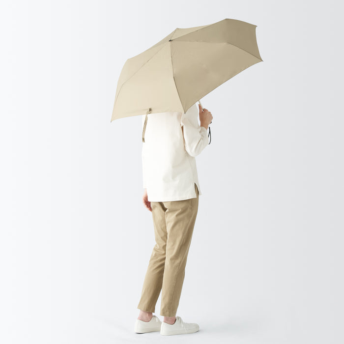 Muji All-Weather Foldable Paraplyer Herre Beige | JZ9N9U37F