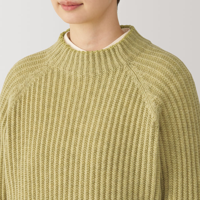 Muji Andes Wool Mock Neck Trøjer Dame Sort | ND9M8W38P