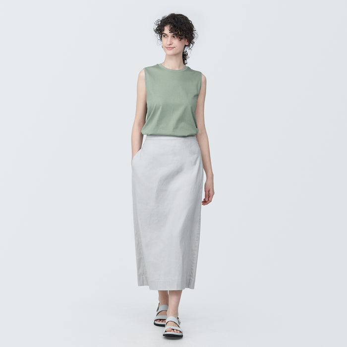 Muji Anti-Sweat Stain Sleeveless T Shirts Dame Grøn | GU8J9O55G