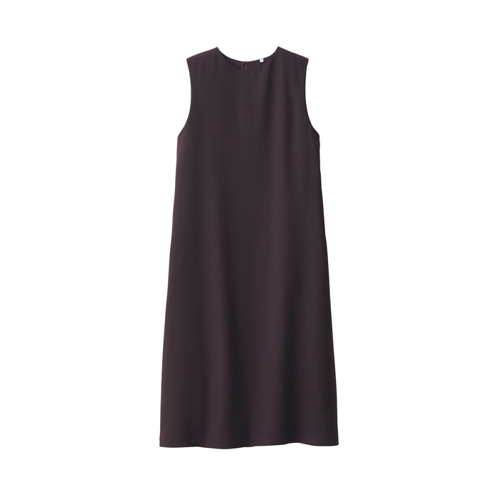 Muji Brushed Jumper Skirt Kjole Dame Lilla | AA1Y7Z57N
