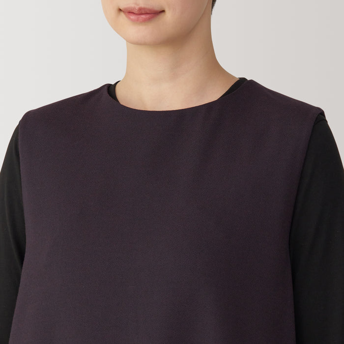 Muji Brushed Jumper Skirt Kjole Dame Lilla | AA1Y7Z57N