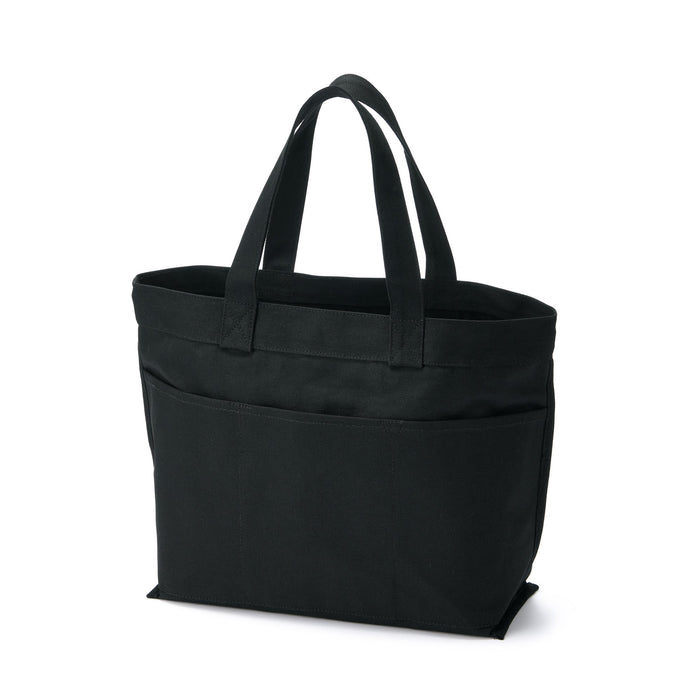 Muji Canvas Wide Muleposer Herre Sort | TN7M9C73D