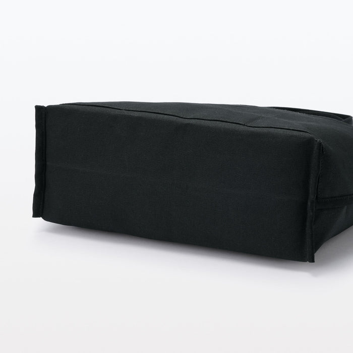 Muji Canvas Wide Muleposer Herre Sort | TN7M9C73D