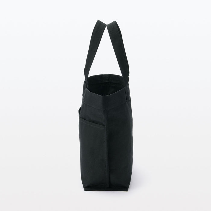 Muji Canvas Wide Muleposer Herre Sort | TN7M9C73D