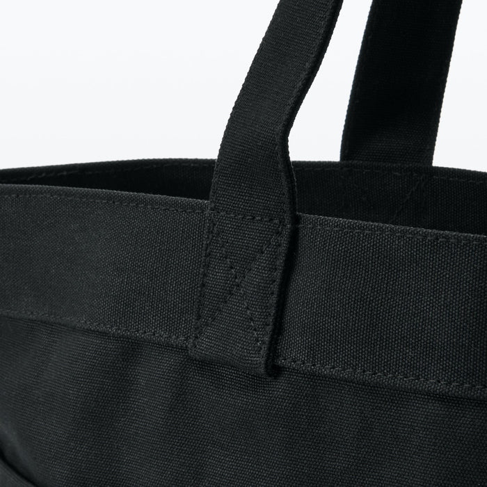 Muji Canvas Wide Muleposer Herre Sort | TN7M9C73D