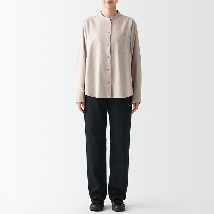 Muji Denim Regular Bukser Dame Sort | VL0R2G98Y