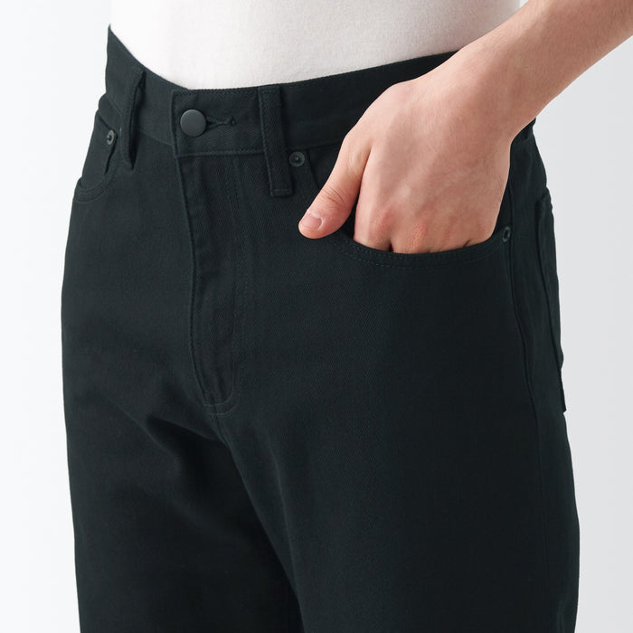 Muji Denim Regular Fit Jeans Dame Sort | BX0K5C75U