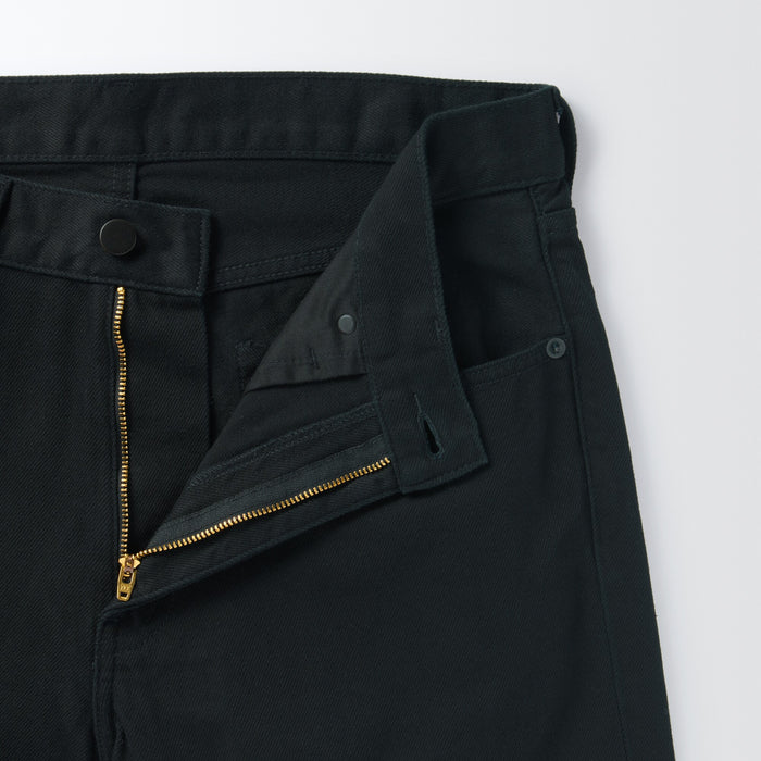 Muji Denim Regular Fit Jeans Dame Sort | BX0K5C75U