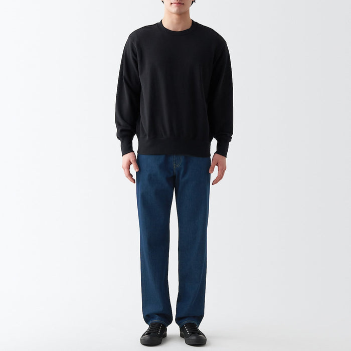 Muji Denim Regular Jeans Herre Blå | UQ1M9X44N