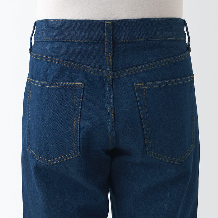 Muji Denim Regular Jeans Herre Blå | UQ1M9X44N