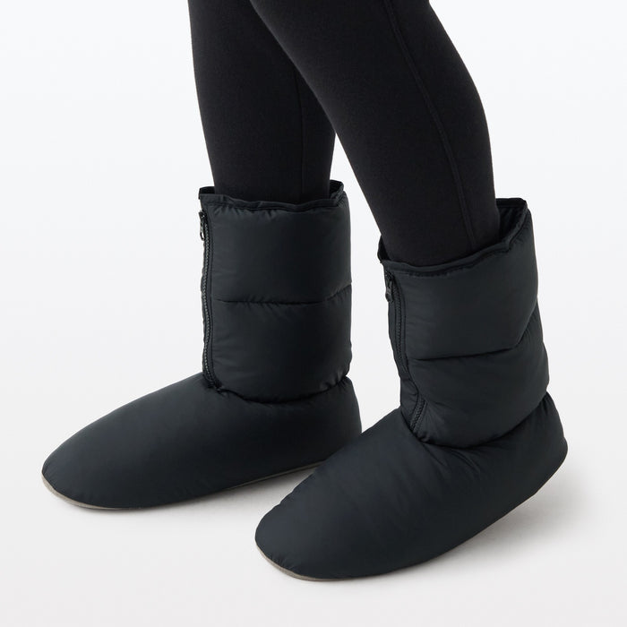 Muji Down Room Boots Tøfler Dame Sort | EE3Q0B29Y