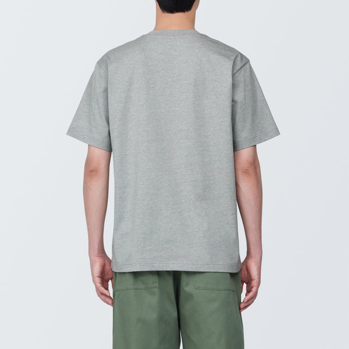 Muji Jersey Crew Neck Short Sleeve T Shirts Herre Grå | YU9D1Y19G