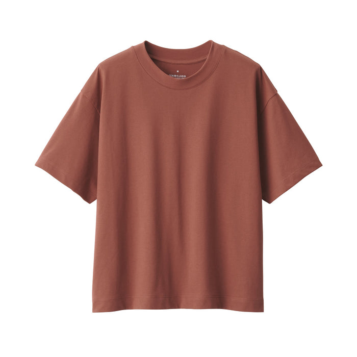 Muji Jersey Crew Neck Short Sleeve T Shirts Dame Rød | LC3E8E08I