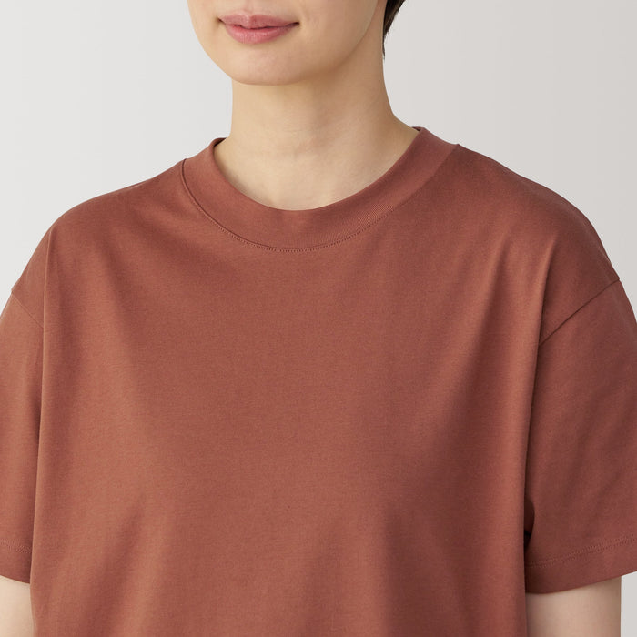Muji Jersey Crew Neck Short Sleeve T Shirts Dame Rød | LC3E8E08I