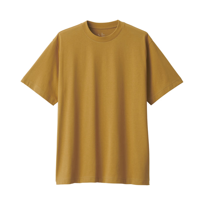 Muji Jersey Crew Neck Short Sleeve T Shirts Herre Brune | EJ1Y6L28O