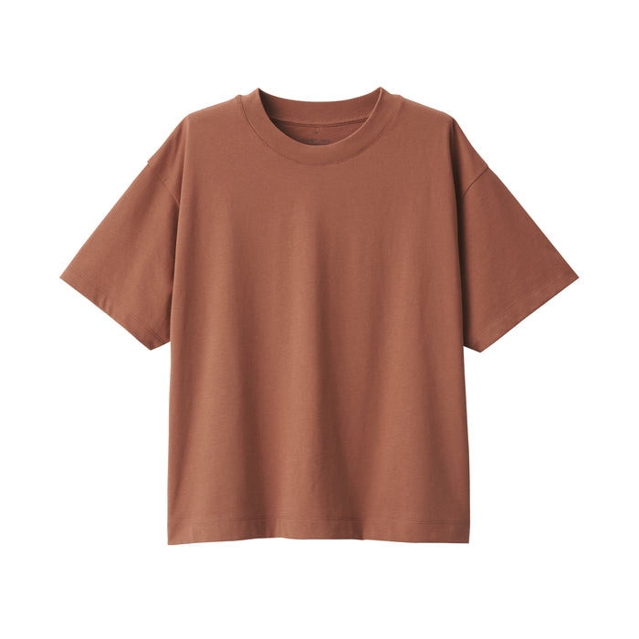 Muji Jersey Crew Neck Short Sleeve T Shirts Dame Hvide | OF5J7S15J