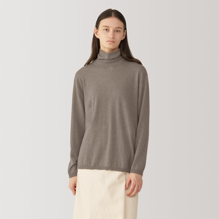 Muji Labo Natural Cashmere Turtleneck Trøjer Dame Grå | MA5Y0S15L
