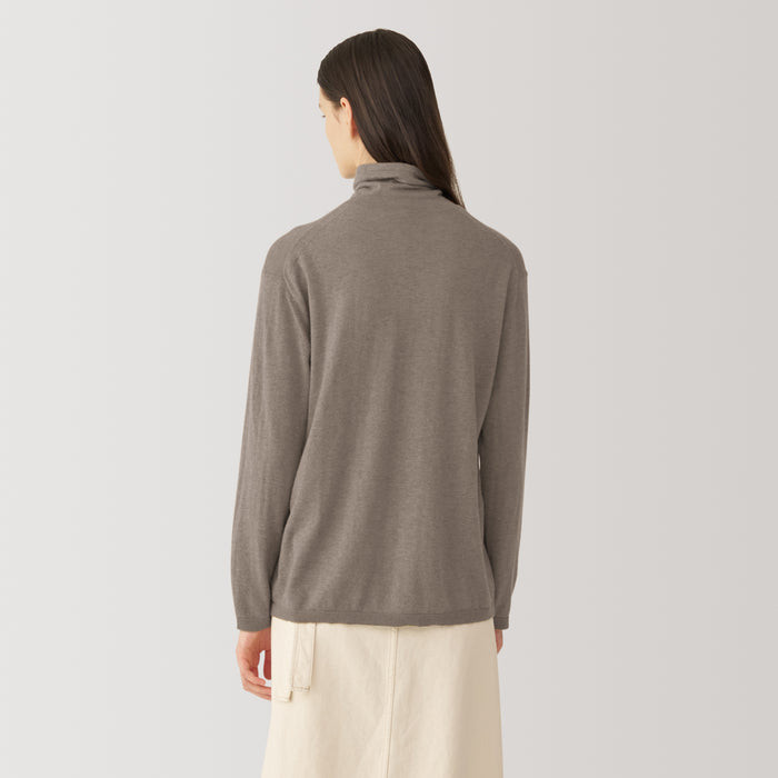 Muji Labo Natural Cashmere Turtleneck Trøjer Dame Grå | MA5Y0S15L