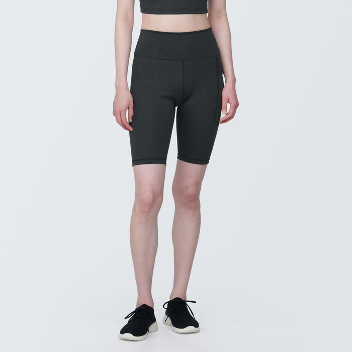 Muji Quick Dry Biker Shorts Dame Sort | TT9B2E30U