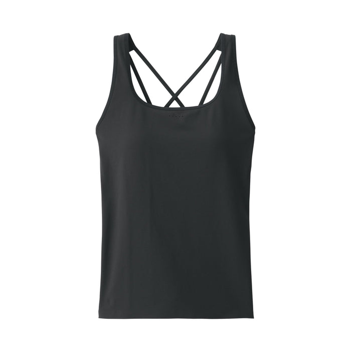 Muji Quick Dry Bra Tank Top Dame Sort | HD0U8C48Z