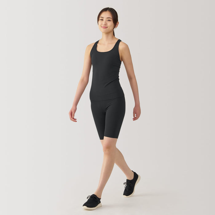 Muji Quick Dry Bra Tank Top Dame Sort | HD0U8C48Z