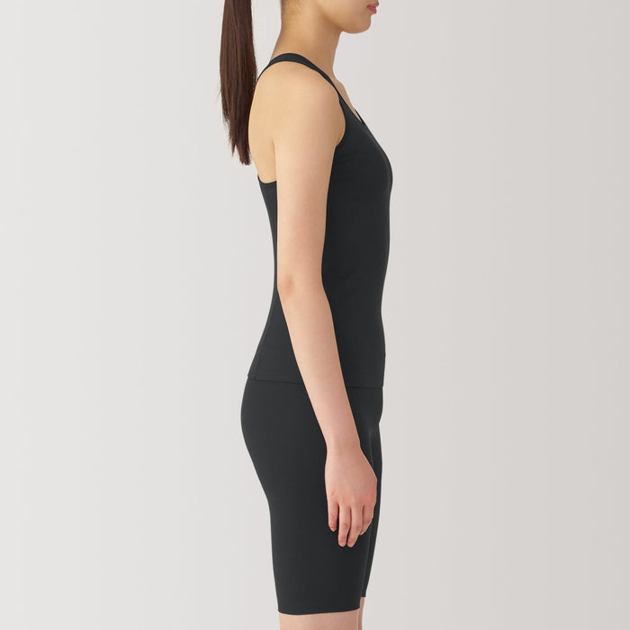 Muji Quick Dry Bra Tank Top Dame Sort | HD0U8C48Z