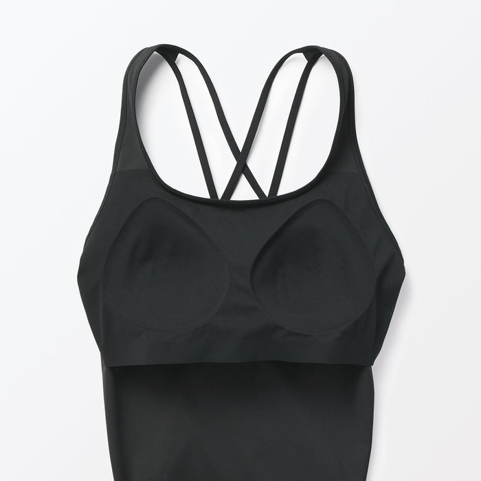 Muji Quick Dry Bra Tank Top Dame Sort | HD0U8C48Z