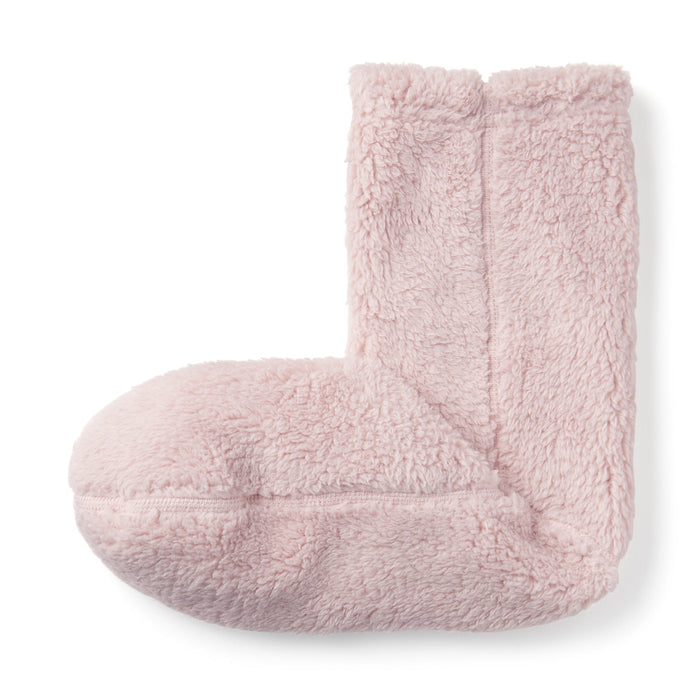 Muji Right Angle Boa Fleece Cozy Sokker Dame Hvide | KN6A9J93I