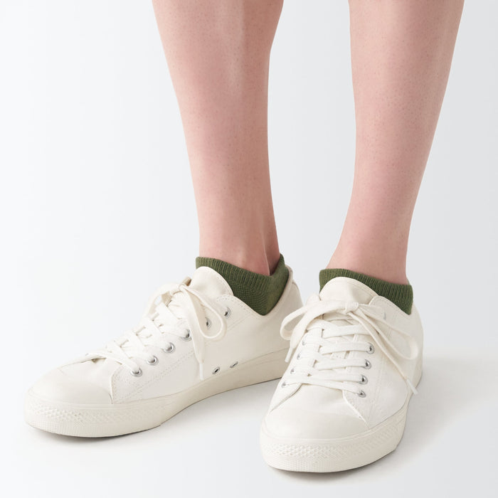 Muji Right Angle Pile Sneaker 23-30cm Sokker Dame Grøn | ZA4U8C65O