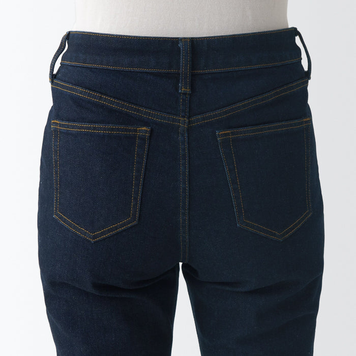 Muji Stretch Denim Slim Jeans Dame Mørkeblå | KU5I1X46H