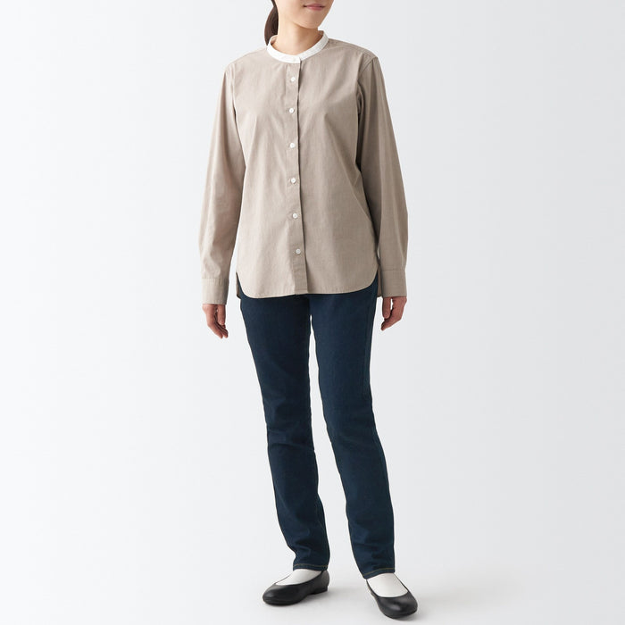 Muji Stretch Denim Slim Jeans Dame Mørkeblå | KU5I1X46H