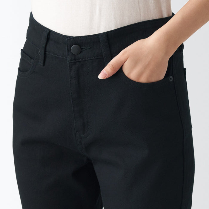 Muji Stretch Denim Slim Jeans Dame Sort | KM6I4I44L