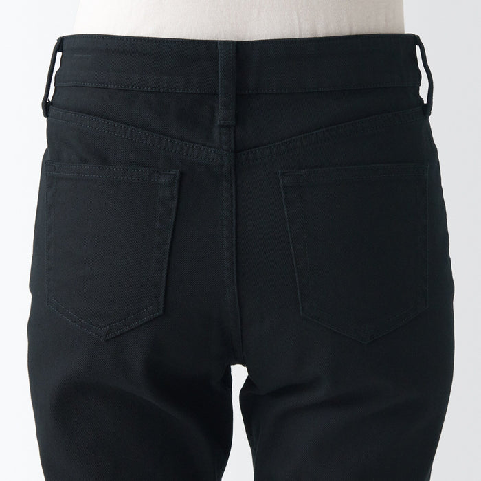 Muji Stretch Denim Slim Jeans Dame Sort | KM6I4I44L
