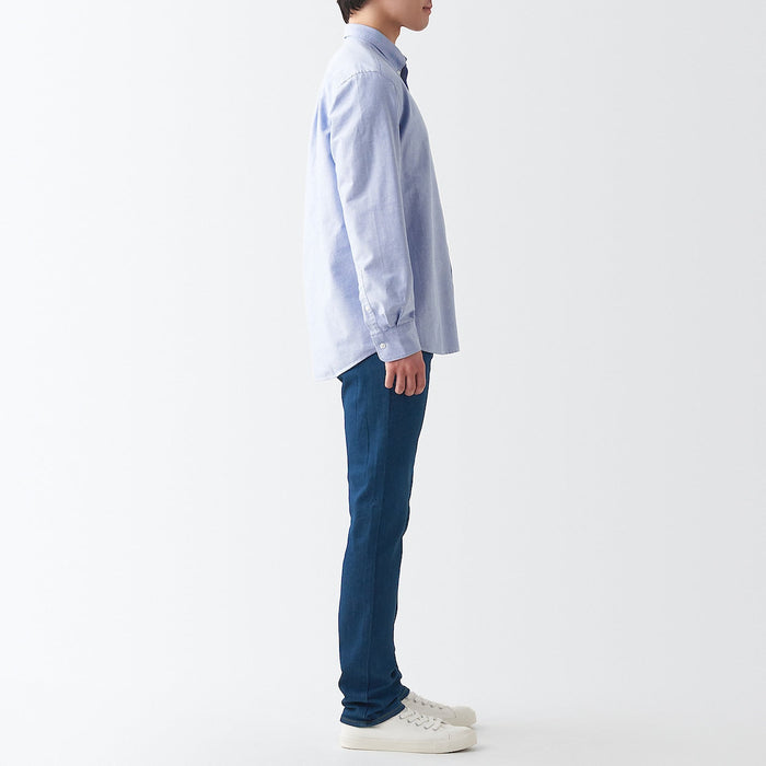 Muji Stretch Denim Slim Jeans Herre Blå | MS2Y7V24E