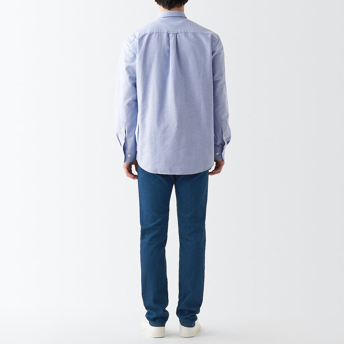 Muji Stretch Denim Slim Jeans Herre Blå | MS2Y7V24E