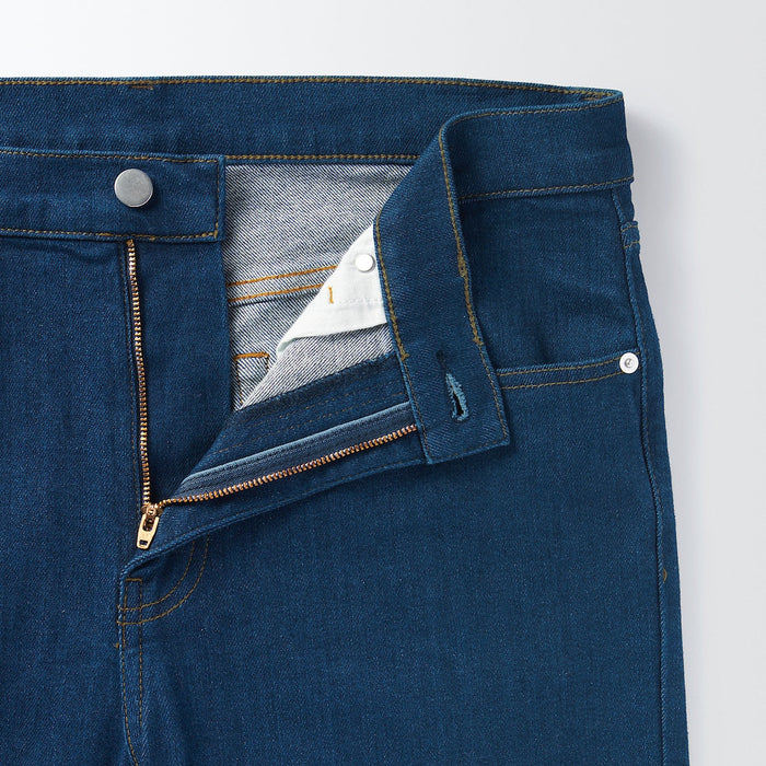 Muji Stretch Denim Slim Jeans Herre Blå | MS2Y7V24E