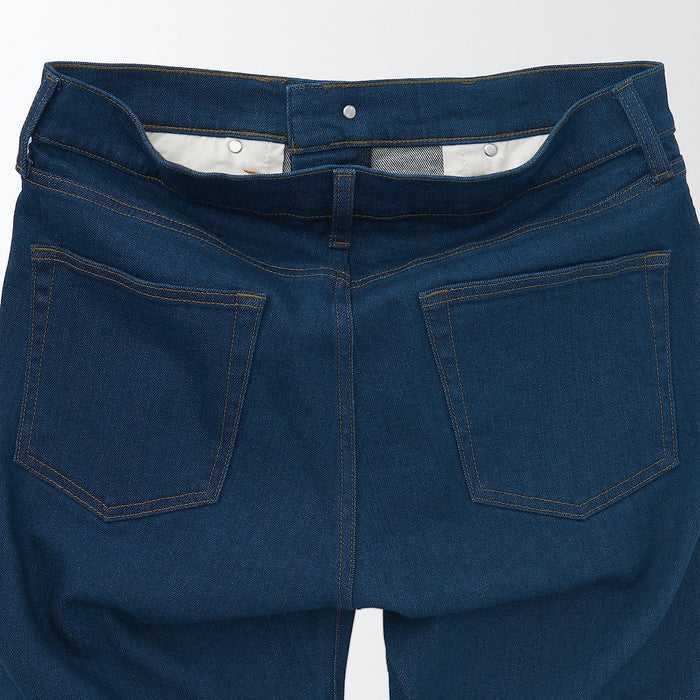 Muji Stretch Denim Slim Jeans Herre Blå | MS2Y7V24E