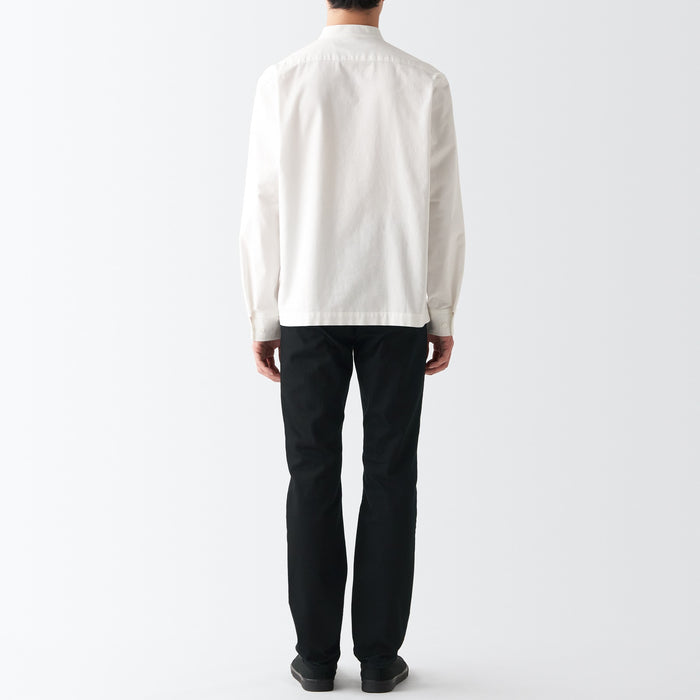 Muji Stretch Denim Slim Jeans Herre Sort | WD4K5O93M