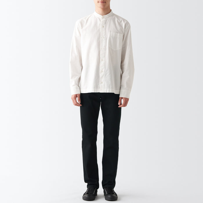 Muji Stretch Denim Slim Jeans Herre Sort | WD4K5O93M
