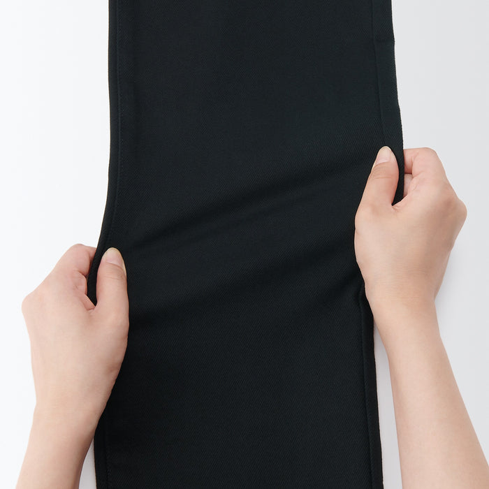 Muji Stretch Denim Slim Jeans Herre Sort | WD4K5O93M