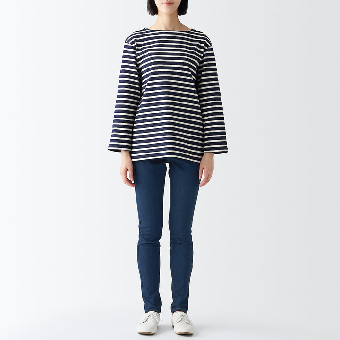 Muji Super Stretch Denim Skinny Jeans Dame Blå | KA7Y6O24E