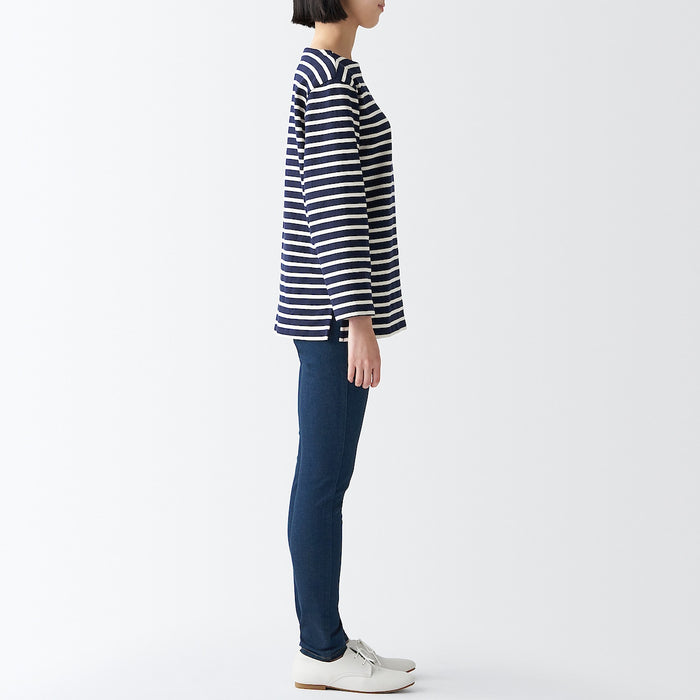 Muji Super Stretch Denim Skinny Jeans Dame Blå | KA7Y6O24E