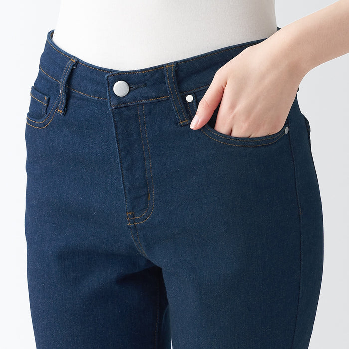 Muji Super Stretch Denim Skinny Jeans Dame Blå | KA7Y6O24E