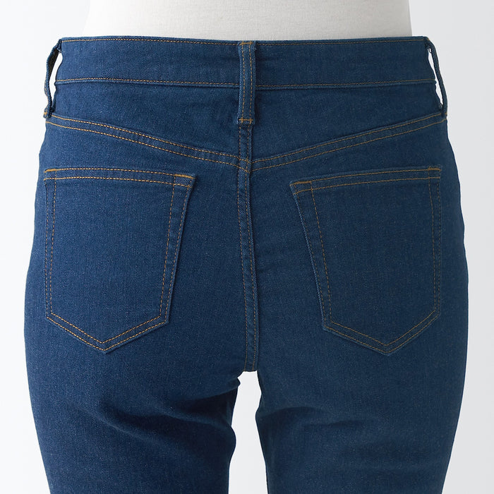 Muji Super Stretch Denim Skinny Jeans Dame Blå | KA7Y6O24E