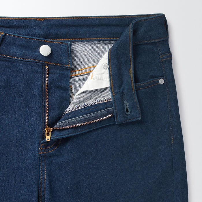Muji Super Stretch Denim Skinny Jeans Dame Blå | KA7Y6O24E