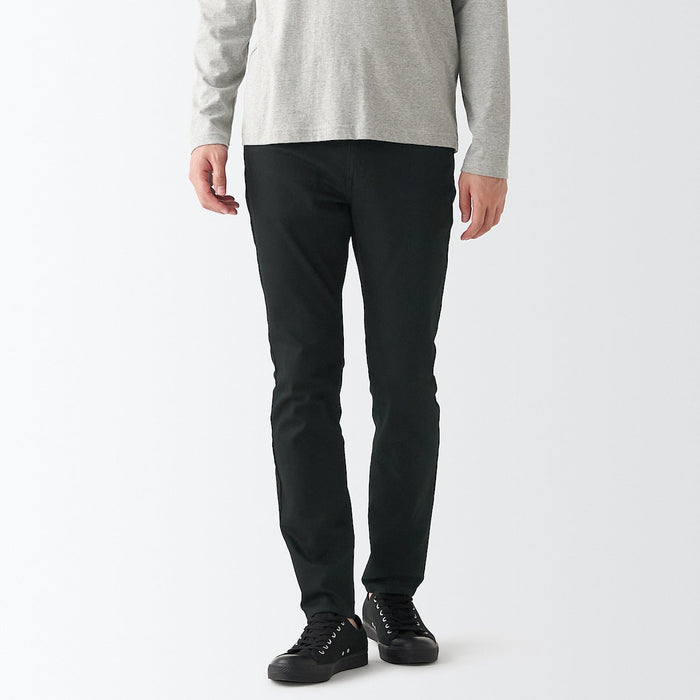 Muji Super Stretch Denim Skinny Jeans Herre Sort | LW1I6G23D