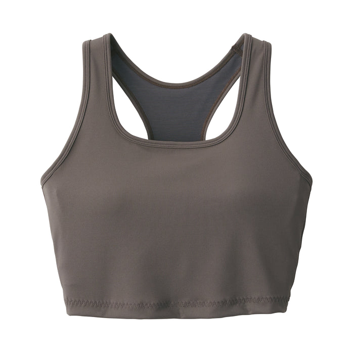 Muji UV Protection Quick Dry Sports BH Dame Chokolade | DY8O0S40B