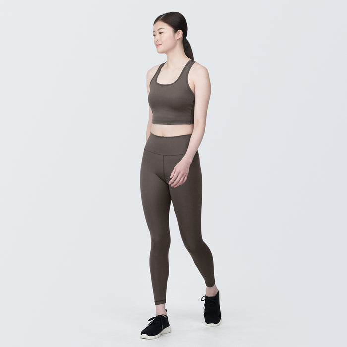 Muji UV Protection Quick Dry Sports BH Dame Chokolade | DY8O0S40B