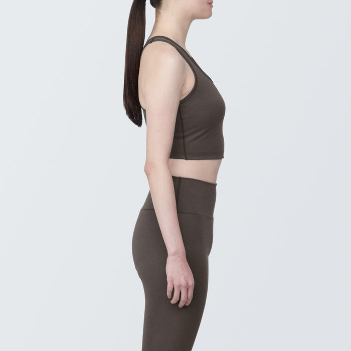 Muji UV Protection Quick Dry Sports BH Dame Chokolade | DY8O0S40B