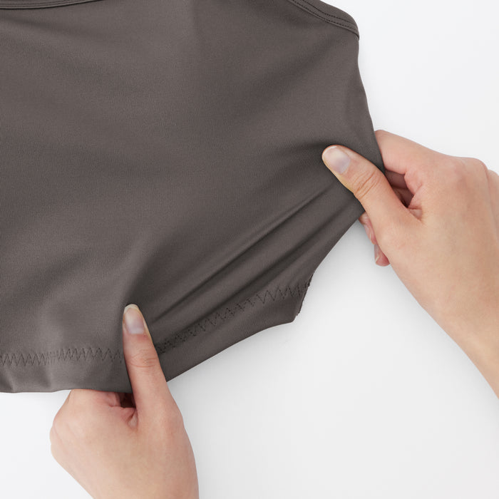 Muji UV Protection Quick Dry Sports BH Dame Chokolade | DY8O0S40B